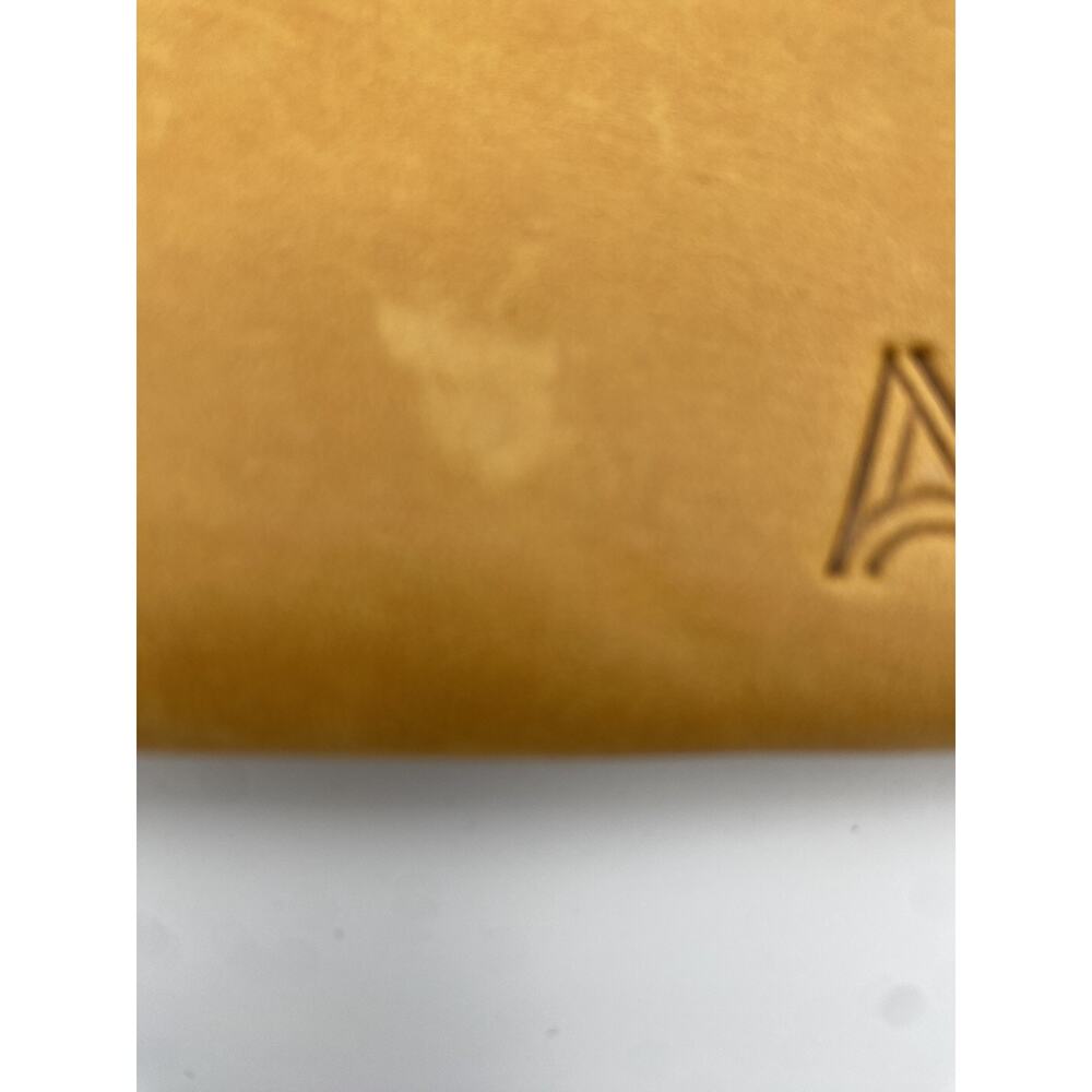 ABLE Mare Leather Ring Clutch in Cognac